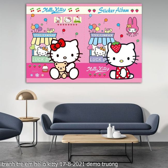 tranh tre em hello kitty 17 8 2021 truong